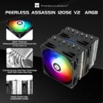 THERMALRIGHT Peerless Assassin 120 SE ARGB V2 CPU Cooler, 6 Heatpipes, AGHP Gen 5.0 Technology, 1850 RPM, 120mm PWM Fan, for Intel 1851/1700, AMD AM4/AM5 - Image 4