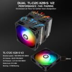 THERMALRIGHT Peerless Assassin 120 SE ARGB V2 CPU Cooler, 6 Heatpipes, AGHP Gen 5.0 Technology, 1850 RPM, 120mm PWM Fan, for Intel 1851/1700, AMD AM4/AM5 - Image 5