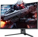 KOORUI Curved Gaming Monitor 31.5" Ultrawide, QHD 2560x1440, 170HZ, 1500R, 1ms, VA 3000:1, DCI-P3 90%, Adaptive Sync, 2xHDMI 2.0, DP 1.2, VESA 75x75mm, Eye Care, HDR10 - Imagen 6