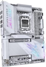 GIGABYTE X870E AORUS Pro X3D Ice Placa Base – Compatible con procesadores AMD Ryzen 9000, VRM Digital de 18+2+2 Fases, hasta 9000 Hz DDR5 (OC), 2 x PCIe 5.0 + 2 x PCIe 4.0, Wi-Fi 7, LAN 5 GbE, USB 4 - Image 4