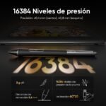 XPPEN Artist Pro 16 Gen2 Graphic Tablet with Pen Display 16K Pressure Levels, Fully Laminated Digital Drawing Tablet 16 Inch with Wireless Numeric Keypad - Imagen 3