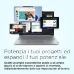 Lenovo - 14" ThinkBook 14 Gen 8 Laptop, Windows 11 Pro Laptop, Intel Core Ultra 5 225U, 16GB DDR5 RAM, 512GB NVMe SSD, AI Boost Laptop, Computer - Imagen 4