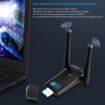 1300Mbps USB WiFi Adapter for Desktop PC and Laptop - Dual 5Dbi Antenna 5G/2.4G, USB 3.0 Dual Band Network Adapter - Compatible with Windows 11/10/7 - Image 3
