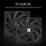 TR Peerless Assassin TL-C12C 120 SE Black, 6 Heat Pipelines, 2 PWM Fans, 155mm CPU Cooling, AM4/AM5 and Intel LGA 1851/1700/1150/1151/1200 (PA120SE BLACK) - Imagen 6