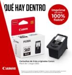 Canon PG-560, Black Original Ink Cartridge, Independent Ink Cartridge, Quality Printing, Sustainable Packaging, Compatible with PIXMA Inkjet Printers - Image 3