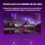 Amzfast 32-inch Curved Gaming Monitor - QHD 2560x1440, 180Hz, 1ms MPRT, Adaptive Sync, 1500R, sRGB 125%/DCI-P3 93%, HDMI 2.0×2/DP 1.4×2, VESA 100x100, Metal Support - AMZG32C1Q - Image 9