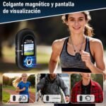 Action Camera, Sports Camera 120° Helmet Camera Mini Body Video Camera with 0.59 Inch Screen, Supports Automatic Night Vision for Motorcycle and Bike (Black) - Imagen 7