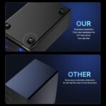 Hard Drive Enclosure, 10Gbps Aluminum Dual Bay Enclosure with Fan for 2.5/3.5 SATA HDD/SSD with USB A/C 3.2, Supports Hot Swappable, Daisy Chain Expansion, Tool-Free, Das(NO Raid/NAS) - Imagen 4