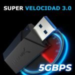 SABRENT USB 3.0 SD Card Reader, Micro SD | 5Gbps High Speed OTG External Card Reader | Supports MMC/TF/SDXC/SDHC/Micro SDHC/Micro SDXC, for PC, etc [CR-UMSS] - Image 4