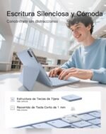 Inateck Keyboard for iPad 10 Generation 2022/11 Generation A16 2025 (10.9/11 Inch), Air 11 Inch M3/M2, Air 6th/5th/4th, Pro 11 1-4Gen, Ultra-Light Detachable Keyboard with Touchp,AceTouch Blue - Image 7