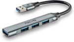 NGS IHUB4 Micro 4-Port USB Hub (1x 3.2 Gen1, 3X 2.0), High Speed 5Gbps, Compatible with PC and Mac, Plug & Play, Compact Design, 100mm Cable - Imagen 3