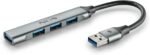 NGS IHUB4 Micro 4-Port USB Hub (1x 3.2 Gen1, 3X 2.0), High Speed 5Gbps, Compatible with PC and Mac, Plug & Play, Compact Design, 100mm Cable - Imagen 4