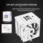 Thermalright Burst Assassin 120 Vision White Air Cooler for CPU, Desktop, IPS LCD Display with 320 x 240 Resolution and 2.4 inch, PC Cooling for Intel - Image 5