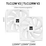 Thermalright Burst Assassin 120 Vision White Air Cooler for CPU, Desktop, IPS LCD Display with 320 x 240 Resolution and 2.4 inch, PC Cooling for Intel - Image 7