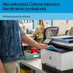 HP Color LaserJet Pro 3302sdw 499Q6F, A4 Multifunction Laser Printer, Automatic Duplex Scanner, Copier (25ppm, Wi-Fi Direct, 1.2 GHz Processor, 512MB Memory, Smart App) White and Blue - Image 5