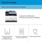 HP Color LaserJet Pro 3302sdw 499Q6F, A4 Multifunction Laser Printer, Automatic Duplex Scanner, Copier (25ppm, Wi-Fi Direct, 1.2 GHz Processor, 512MB Memory, Smart App) White and Blue - Image 7
