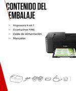 Canon Pixma TR4750i 4-in-1 Multifunction Printer, Inkjet System, Printing, Scan and Copy, WiFi, Pixma Print Plant, 20-Sheet ADF, Automatic Double-Sided Printing, Black - Image 8