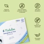 Natulim Washing Machine Detergent Strips (180 Washes) – Includes Softening Effect, Eco-Friendly, Hypoallergenic, Zero Waste, Made in Spain – Clean and Soft Clothes Without Dirting the Planet (No - Imagen 3