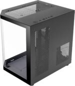 Mars Gaming MC-3TLITE, MicroATX Gaming Case, Triple Continuous Tempered Glass, 120mm Rear FRGB Fan, Dual Camera Structure, Compact PC Mini Tower with Large Internal Capacity, Black - Imagen 10
