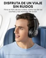 Soundcore Q20i Wireless Bluetooth Headphones with Hybrid Active Noise Cancelling by Anker, 40 Hour ANC Playback, Hi-Res Audio, Customization via App, Transparency Mode, Deep Bass - Imagen 3