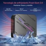 Blackview MP100 Ryzen 7430U MINI PC, 3 x 4K at 144Hz, AMD Radeon, 16GB RAM, 512GB PCIE 3.0 SSD, Win 11 Pro, WiFi 6/BT 5.2, Mini Desktop Computer for Office, Home and Gaming, 3 Years Warranty - Imagen 5