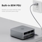 Beelink EQR7 Mini PC, AMD Ryzen 7 7735HS (8 Cores/16 Threads up to 4.75GHz), 24GB LPDDR5 + 1TB M.2 2280 SSD, Wi-Fi 6, Bluetooth 5.2, Dual LAN, Dual HDMI, Mini Computer for Office - Imagen 7