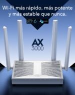 Cudy WR3000E AX3000 Wi-Fi 6 Gigabit Dual-Band Mesh Router, MU-MIMO, OFDMA, WireGuard, OpenVPN, WPA3, Support Mesh Cudy and APP - Imagen 3