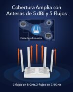 Cudy WR3000E AX3000 Wi-Fi 6 Gigabit Dual-Band Mesh Router, MU-MIMO, OFDMA, WireGuard, OpenVPN, WPA3, Support Mesh Cudy and APP - Imagen 4