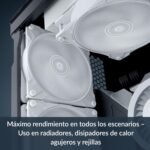 ARCTIC P14 Max - 140mm PC Fan, Fan, CPU Case Fan, High Performance Case Fan, PWM Controlled 400–2800 rpm, For Static Pressure, 0dB Mode - White - Image 6