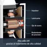 ARCTIC P14 Max - 140mm PC Fan, Fan, CPU Case Fan, High Performance Case Fan, PWM Controlled 400–2800 rpm, For Static Pressure, 0dB Mode - White - Image 7