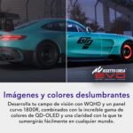 Alienware 34 Gaming Monitor - AW3425DW, WQHD (3440x1440), 21:9 1800R Curved, 240Hz, QD OLED, 0.03ms, NVIDIA G-Sync Compatible, AMD FreeSync Premium Pro, HDR True Black 400, USB-C, - Imagen 5