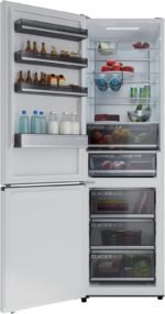 Cecotec Combi Total No Frost Bolero CoolMarket Combi 456 White Glass C, 456 L, Height 201 cm and 59.5 cm Wide, MAX INSIDE with VIP tech, Compressor Inverter Plus, Wine Rack and Glass Trays - Imagen 4