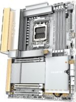 GIGABYTE X870E Aero X3D Wood Motherboard - Supports AMD Ryzen 9000 Processors, 16+2+2 Phase Digital VRM, up to 9000Hz DDR5 (O.C.), 2xPCIe 5.0 + 2xPCIe 4.0, Wi-Fi 7, 5GbE LAN, USB 4 - Image 5