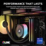 Corsair Vengeance i5100 Gaming PC - Intel Core i9-14900KF Liquid Cooled CPU - NVIDIA GeForce RTX 5080 GPU - Dominator Titanium RGB DDR5 32GB Memory - 2TB M.2 SSD - Black - Image 5