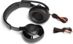 JBL Quantum 200 Gaming Headphones with QuantumSOUND Sound and Microphone, Eye-catching Design, Compatible with Multiple Platforms, Black - Imagen 6