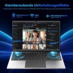 16" Laptop Notebook with 8GB DDR and 256GB SSD, Expandable to 1TB.Pentium Quad-Core Processor up to 3.2GHz, 9000mAh Battery.Mini HDMI Interface.Dual Band WiFi - Image 6