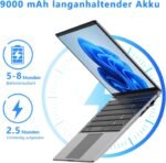 16" Laptop Notebook with 8GB DDR and 256GB SSD, Expandable to 1TB.Pentium Quad-Core Processor up to 3.2GHz, 9000mAh Battery.Mini HDMI Interface.Dual Band WiFi - Image 7