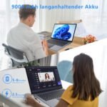 16" Laptop Notebook with 8GB DDR and 256GB SSD, Expandable to 1TB.Pentium Quad-Core Processor up to 3.2GHz, 9000mAh Battery.Mini HDMI Interface.Dual Band WiFi - Image 9