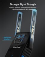 BrosTrend 3000Mbps WiFi to Ethernet Adapter with Gigabit LAN Port, Wi-Fi 6 WiFi Ethernet Adapter for Smart TV Xbox PC Video Console, RJ45 Wi-Fi Printer Adapter, Dual Band Wireless LAN Adapter - Image 5