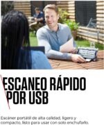 Canon imageFORMULA P-215II Portable Duplex Scanner | USB Powered | Home, Office & Away | Up to 15 pag/min | 20-Sheet Feeder | Includes Canon CaptureOnTouch Lite Software - Imagen 4