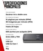 Canon imageFORMULA P-215II Portable Duplex Scanner | USB Powered | Home, Office & Away | Up to 15 pag/min | 20-Sheet Feeder | Includes Canon CaptureOnTouch Lite Software - Imagen 7