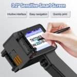 TH10 Portable Mini Handheld Printer with Quick Dry Ink Cartridge, Printing Height 2~12.7mm Inkjet Coding Machine for Text Date Batch Number Image - Imagen 3