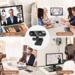 Cámara Web 4k - Cámara De Vídeo Con Enfoque Automático USB 2.0 | Monitor Inalámbrico 30FPS 2560x1440P, CámaRra Web Con Micrófono Incorporado De 120g Para Reuniones De Llamadas De Negocios, Vídeo Para - Imagen 5