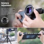 NEEWER 1.55 x Blue Anamorphic Lens Compatible with iPhone, Android and Samsung Accessories Phone Cameras with Clip Thread 17 mm and Filter Adapter Ring 58 mm, Film Effect Widescreen, LS-43 Ultra - Imagen 5