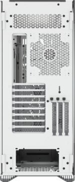 Corsair iCUE 7000X RGB ATX Full-Tower Smart PC Chassis, Three Tempered Glass Panels, Four 140mm RGB Fans Included, Spacious Interior, White - Imagen 8
