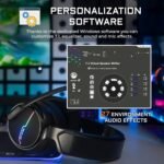 The G-Lab Korp Thallium Gaming Headset – USB 7.1 Digital Surround, Noise Cancelling Microphone, RGB LED – Compatible with PC PS4, PS5, Black - Image 6