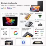 2026 Latest Tablet 10 Inch Android 15 with Gemini AI, 18GB RAM + 128GB ROM (TF 1TB), Octa-Core 2.0GHZ, GMS, Widevine L1, OTG,5G WiFi 6 & BT 5.0,Tablet with Stylus - Imagen 3