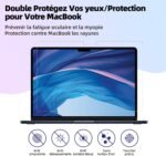 MacBook Air 13.6 inch Screen Protector Anti Light Blue Screen Protector for MacBook Air 13 inch 2022-2025 M2 M3 M4) A2681 A3113 A3240 Anti Glare Screen Protector - Imagen 6