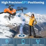 GPS Drone with 4K Camera, Automatic Obstacle Avoidance, Foldable Quadcopter, 90° Adjustable Lens, 23 Min Autonomy with 4.5" Remote Screen for Beginners and Adults - Imagen 5