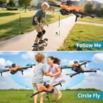 GPS Drone with 4K Camera, Automatic Obstacle Avoidance, Foldable Quadcopter, 90° Adjustable Lens, 23 Min Autonomy with 4.5" Remote Screen for Beginners and Adults - Imagen 7